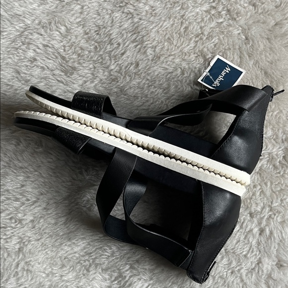 Sofft Women's Fiona Black Leather Gladiator Walking Platform Sandal size 10 - Picture 4 of 9